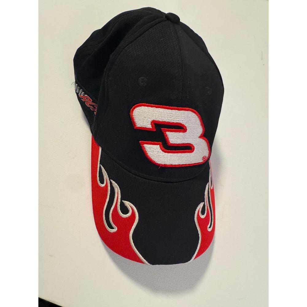 Dale Earnhardt #3 NASCAR Proflex Hat L/XL Flame Bill RCR Clean